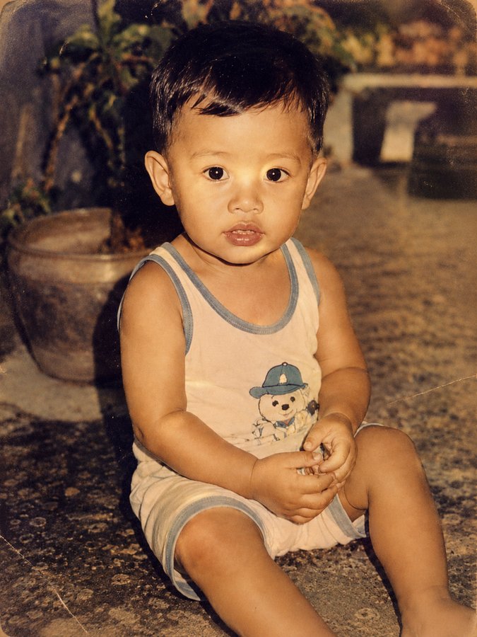 Leopoldo Alcantara Jr. as a toddler