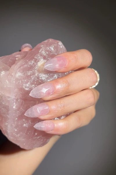 Natural Crystal Nails